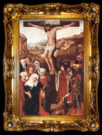 framed  PLEYDENWURFF, Hans Crucifixion of the Hof Altarpiece, ta009-2